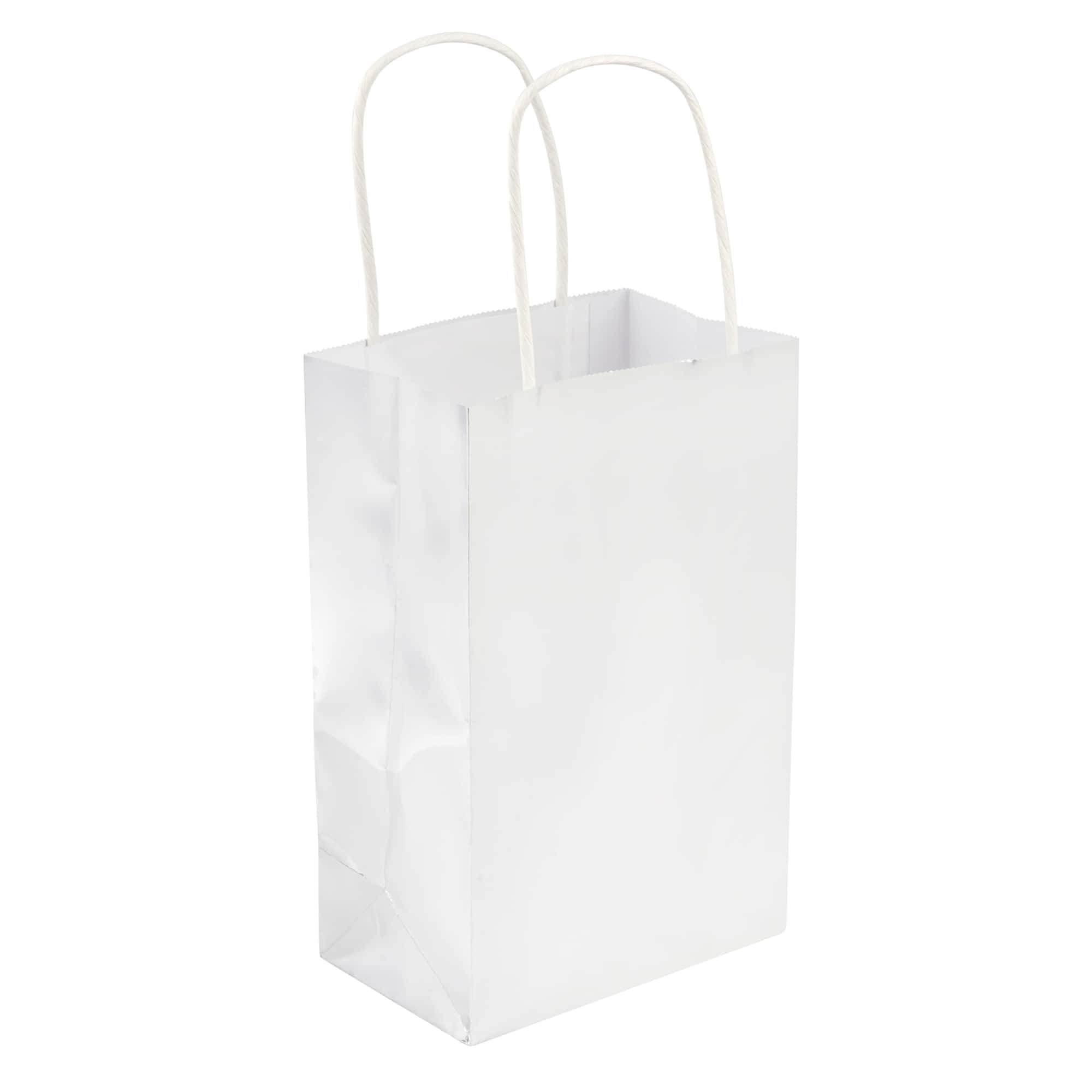 6 Packs: 13 ct. (78 total) Silver Gift Bag Value Pack by Celebrate It